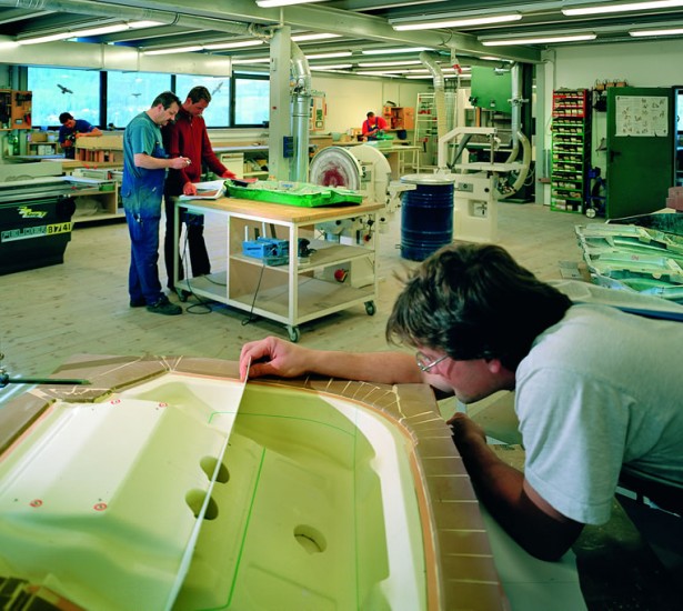 1999 - Eine eigene Modellbauabteilung wird gegründet 