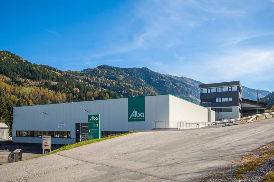 Alba Forstau – neue Büro- und Produktionsflächen entstehen - im Mai 2016 erfolgte der erste Spatenstich
